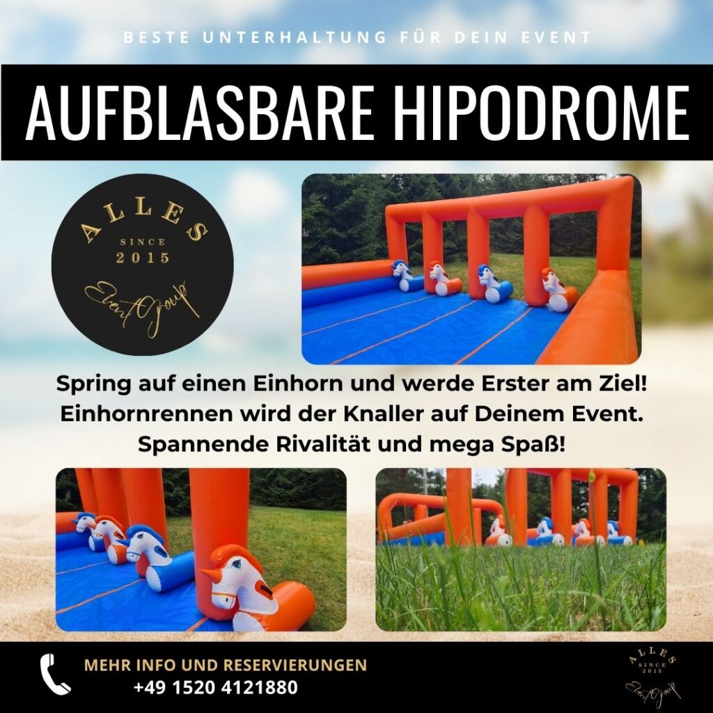 Aufblasbare Hipodrome