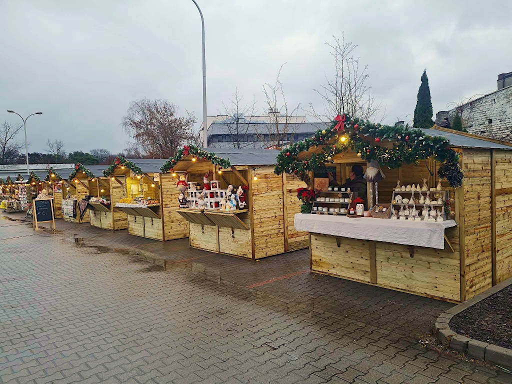 Weihnachtsmarkt in Warschau Wawer