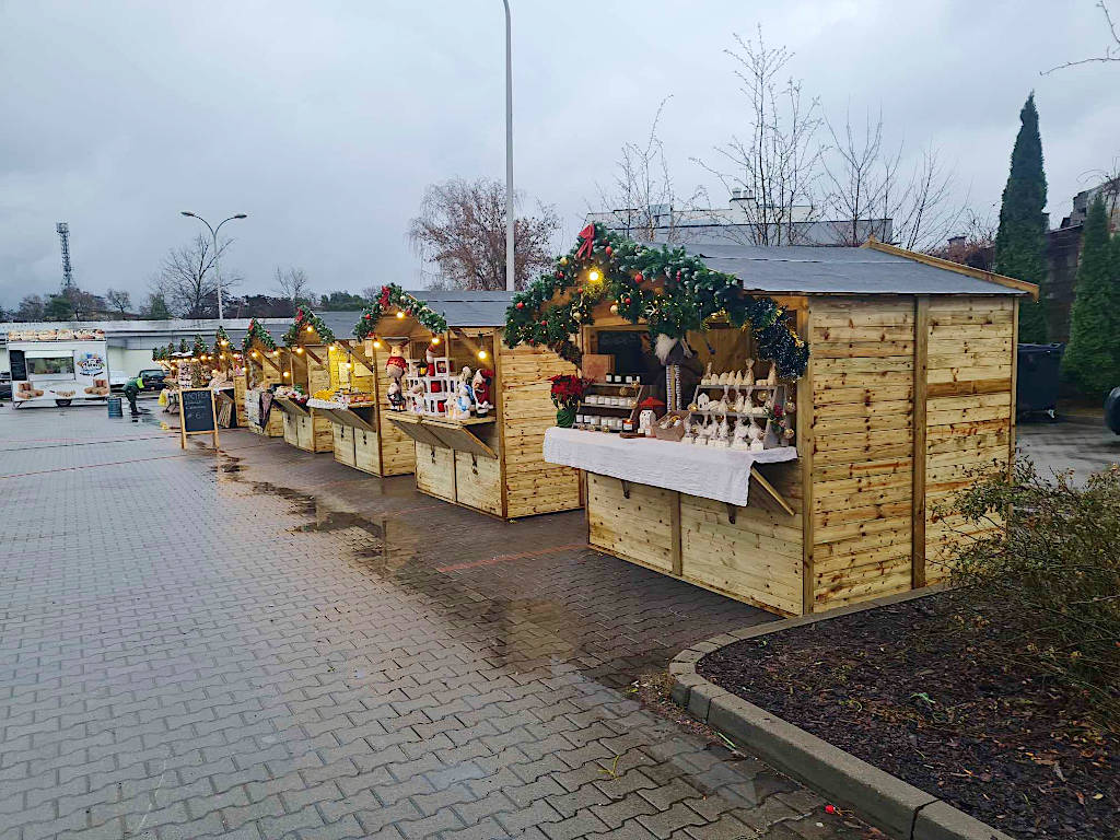 Weihnachtsmarkt in Warschau Wawer